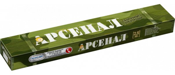 Электроды сварочные Арсенал МР-3, ф 3 мм (уп-2,5 кг) купить с доставкой в Воскресенске